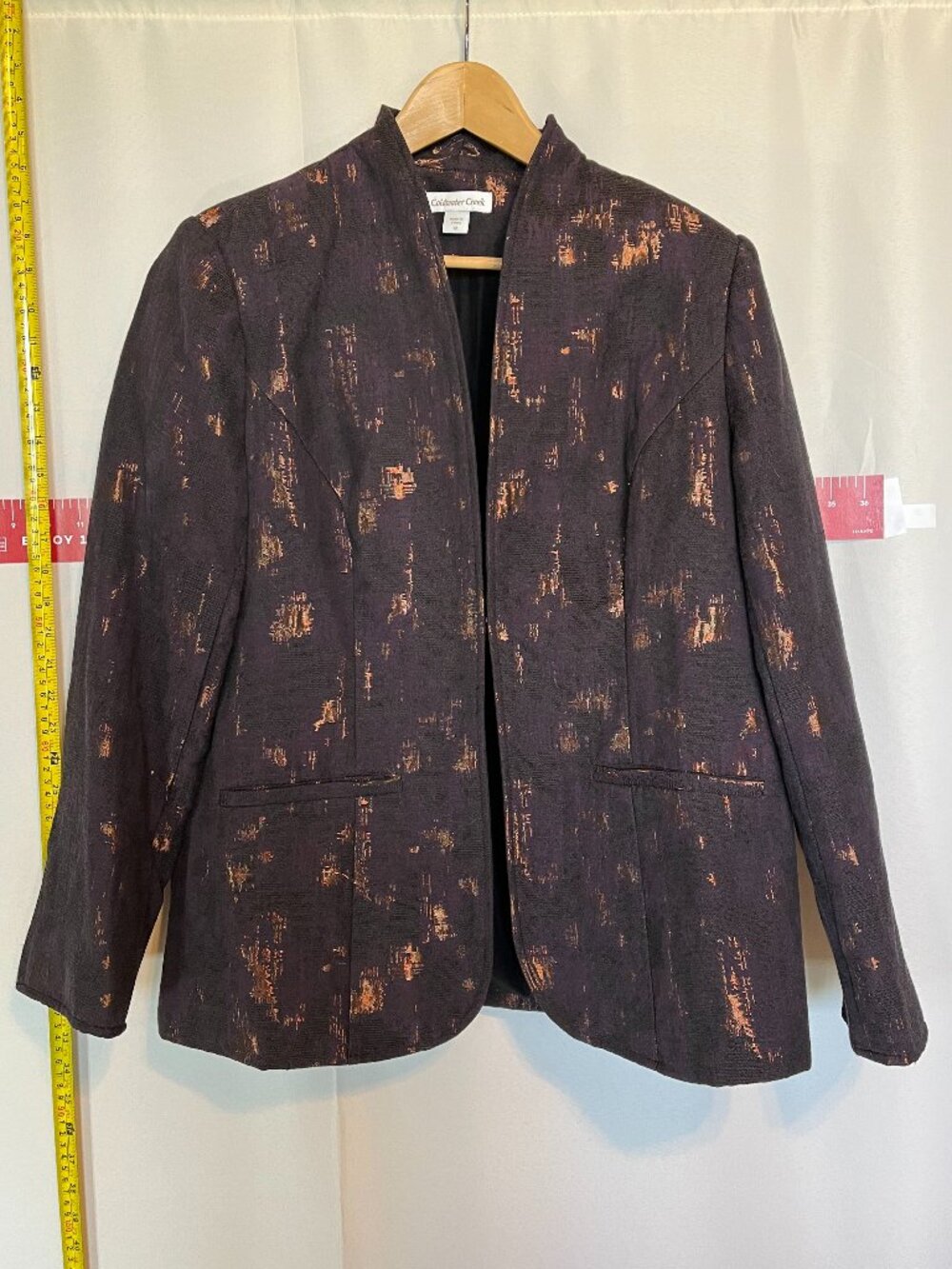 Black/Purple/Copper Blazer size 12